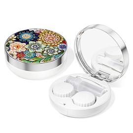 Contact Lens Case/Contact Case, Travel Contact Lens Case Cute Contact Case and Solution Perfect for Daily Travel Outdoor