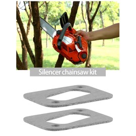 Create idea 3 Set Muffler Gaskets with Muffler Bolts Compatible with Husqvarna Chainsaw Models 340/345/ 346XP/ 350/351 Silencer Chainsaw Sleeve