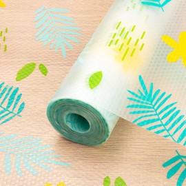 Cooyes Shelf Liner – Premium Cabinet Liner for Kitchen – Non-Adhesive Shelf Liners for Kitchen Cabinets – Waterproof Shelf Paper with Modern Pattern – Durable EVA Cabinet Liners