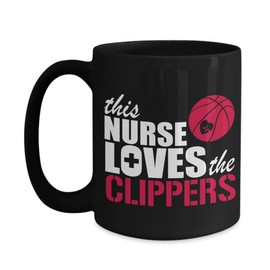 This Nurse loves the Clippers mug || Nurse practitioner mug ||preceptor ||Pediatric || Psychiatric || Instructor || educator || Nursing student ||superpower mom ||Neuro ||retired ||Cardiac/Anesthesia