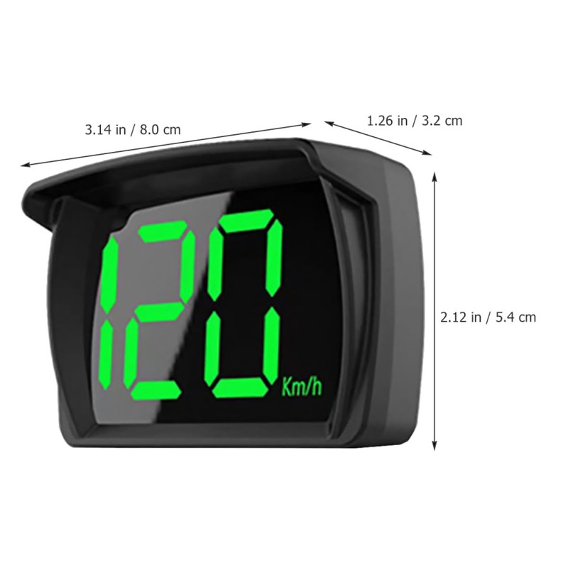 Operitacx Digital GPS Speedometer for Car Accurate Satellite Speedometer Display