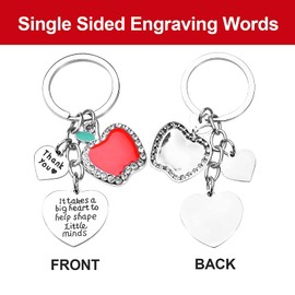 Teacher Appreciation Gift for Women 2pcs Graduation Appreciation Keychain