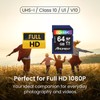 MMOMENT SD Card 64GB Memory Card Full HD Video Recording/Digital