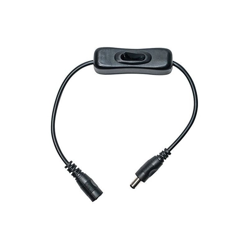 JacobsParts Manual Inline DC Power Switch Extension Cable Male to