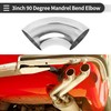 Motoforti 90 Degree Mandrel Bend Elbow Car Modified Exhaust Pipe