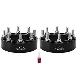 FLYCLE 8x6.5 Wheel Spacers 2 Inch for 1994-2011 Dodge Ram 2500 3500, 2PCS 8x165.1mm Wheel Spacer Compatible with 1988-1996 F250,1992-1997 F350,1992-2019 E-350 Econoline