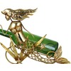 Golden Mermaid Metal Wine Bottle Holder