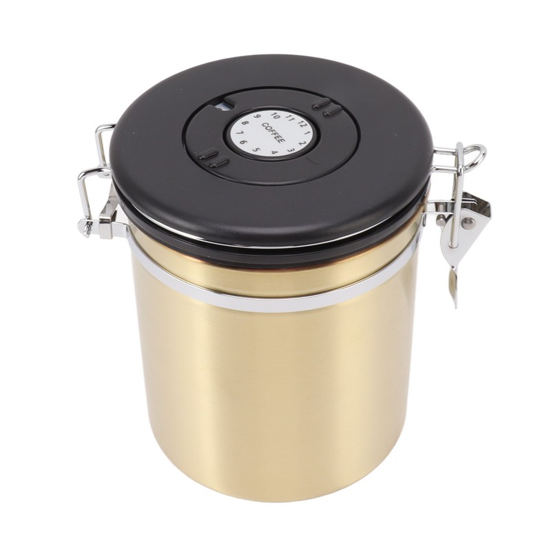 Sealed Sealed Coffee Canister 304 Stainless Steel Coffee Storage Tank