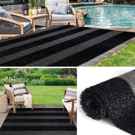 Shuonuo Luxurious Artificial Grass Turf Lawn Fake Grass 0.8 Inch Pile Height 6FTX12FT Realistic Synthetic Grass PU Backing Indoor/Outdoor Pet Faux Astro Rug Carpet for Garden Patio Balcony
