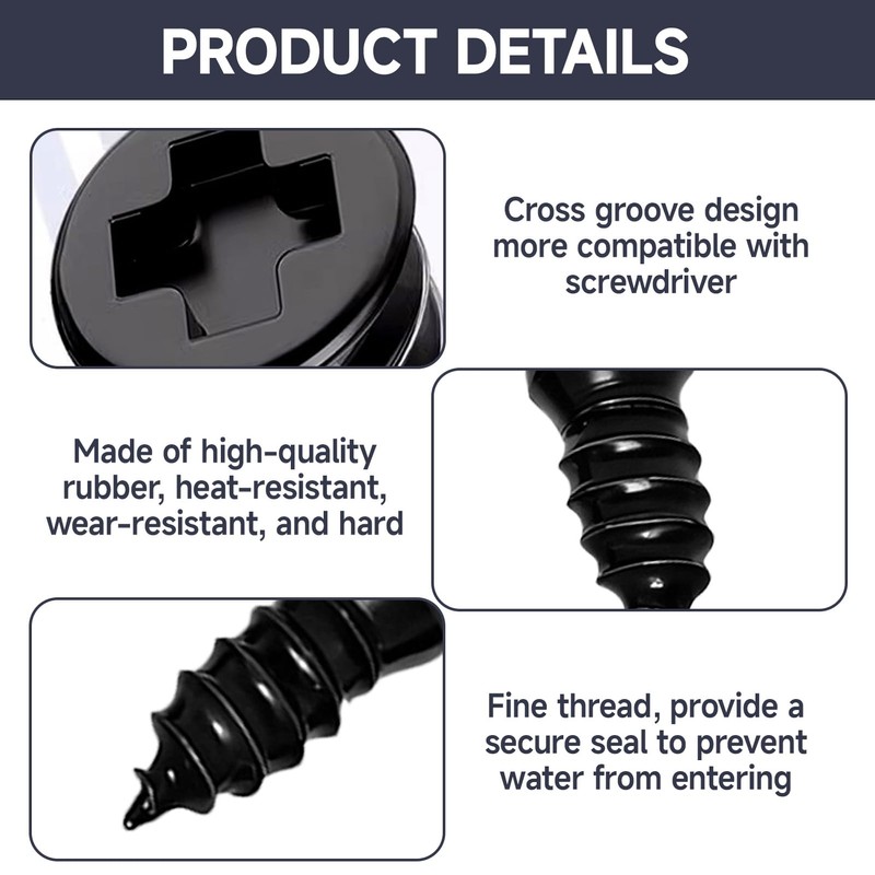 30PCS Tyre Repair Screws Kit Emergency Convenience Self-Service 10S+10M+10L