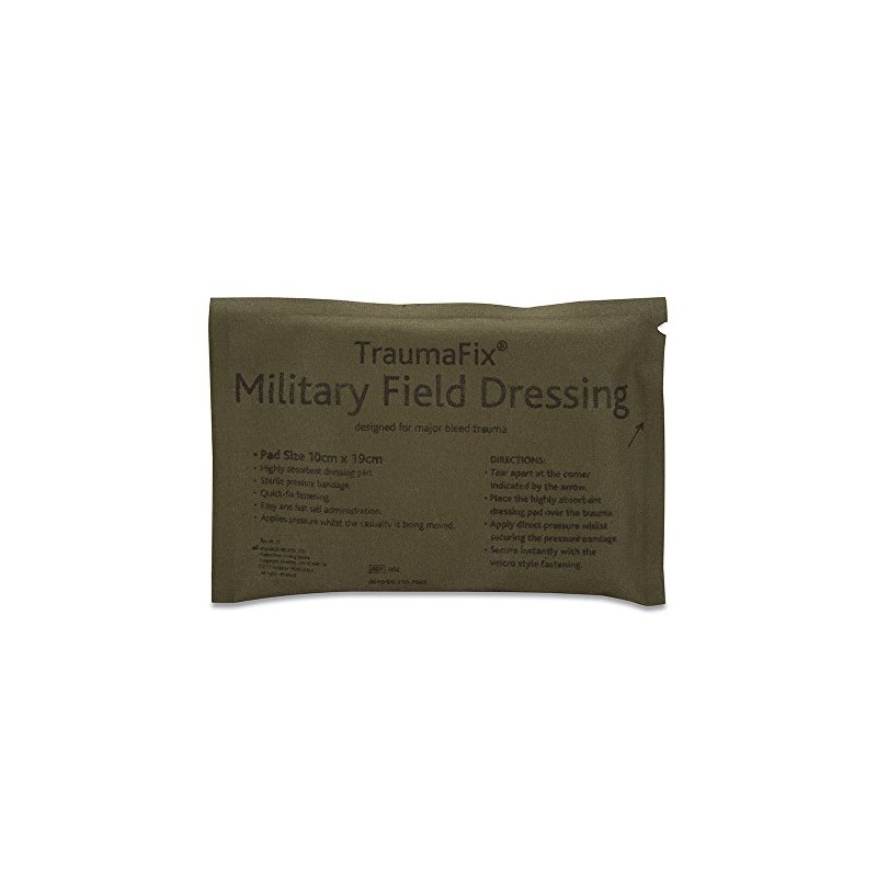 Reliance REL964 TraumaFix Military Field Dressing, Sterile, 10 cm W