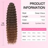 Miracle Feather Crochet Hair for Black Women Deep Wave 18"