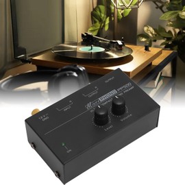Phono Preamp, 100‑240V RIAA Equalization Phonograph Preamp Ultra-Low Noise Record (US Plug 100‑240V)