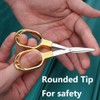 Mini Safety Scissors, Stainless Steel Glasses Shape, Mini Scissors, Foldable