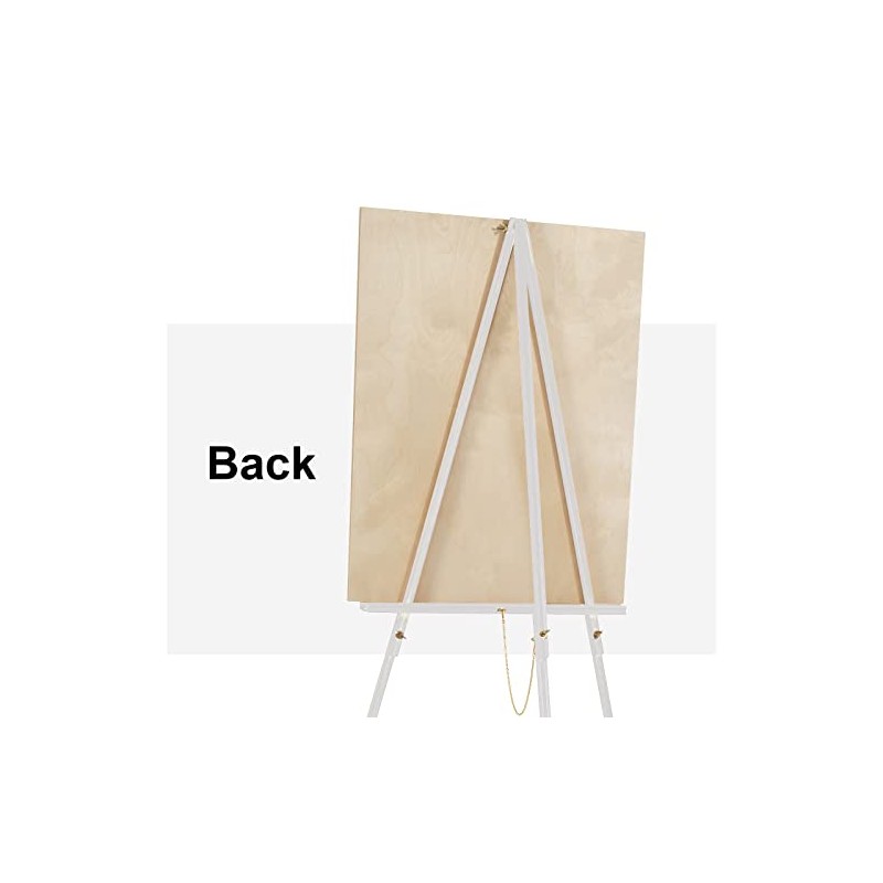 Falling in Art 65" A-Frame Tripod Easel Stand, Wooden Display