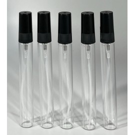 Sweet Queen 10ml Empty Perfume Refillable Portable Fragrance Glass Spray Bottles - 5Pcs USA