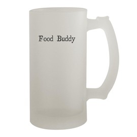 Knick Knack Gifts Food Buddy - 16oz Frosted Beer Stein, Frosted