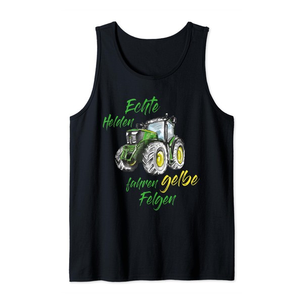 Real Heroes Driving Yellow Rims John Tractor Trekker Deere Tank