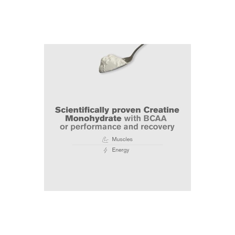 Creatine & BCAA Powder, 5,000mg Pure Micronised Creatine Monohydrate