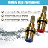 Brass 1-001 & Brass 1-002 Ceramic Valve Set - Compatible