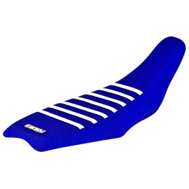 Honda TRX 450 R ER Seat Cover 2004 - 2018  Blue / White Ribs  Enjoy Mfg #197