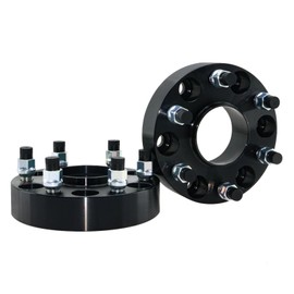 6x135 Wheel Spacers Replacement for 2004-2014 Ford F150 Expedition, 1.5in 38mm Hubcentric 6 Lug for 2003-2014 Lincoin Navigator Mark LT with M14x2.0 Studs and 87.1mm Hub Bore, 4pcs Black