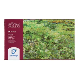 The National Gallery Van Gogh 12-Piece Round Pastel Chalk Set, Long Grass with Butterflies