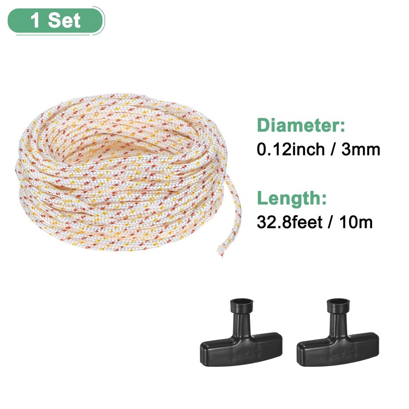 M METERXITY Recoil Starter Rope Pull Cord 3mm 10m Pull