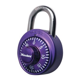 Master Lock 1526D Locker Lock Combination Padlock 1 Pack Purple