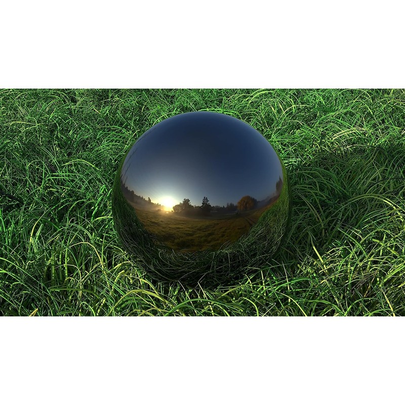 Lulu Decor, Titanium Stainless Steel Gazing Mirror Ball Size 16,