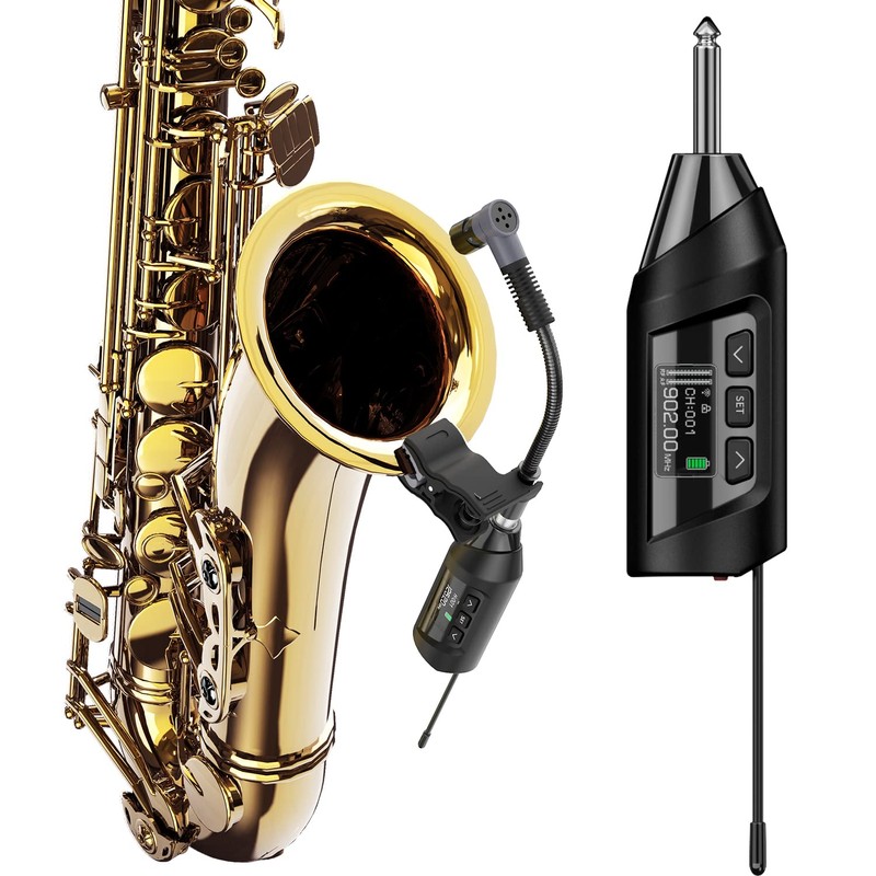 SGPRO TR15 Wireless Clip-On Saxophone Microphone System