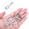 PATIKIL M6 Stainless Steel Sleeves, 50pcs Wire Rope Thimble 1/4"