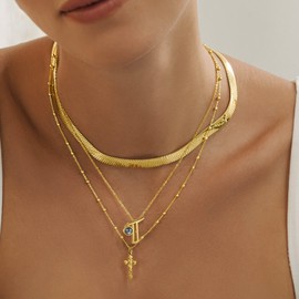 GOLDCHIC JEWELRY I Love U Necklace Gold, Initial Necklace For Women, I Love You Necklace, 100 Languages Projection Necklace,The Memory Of Love Necklace [Silver]