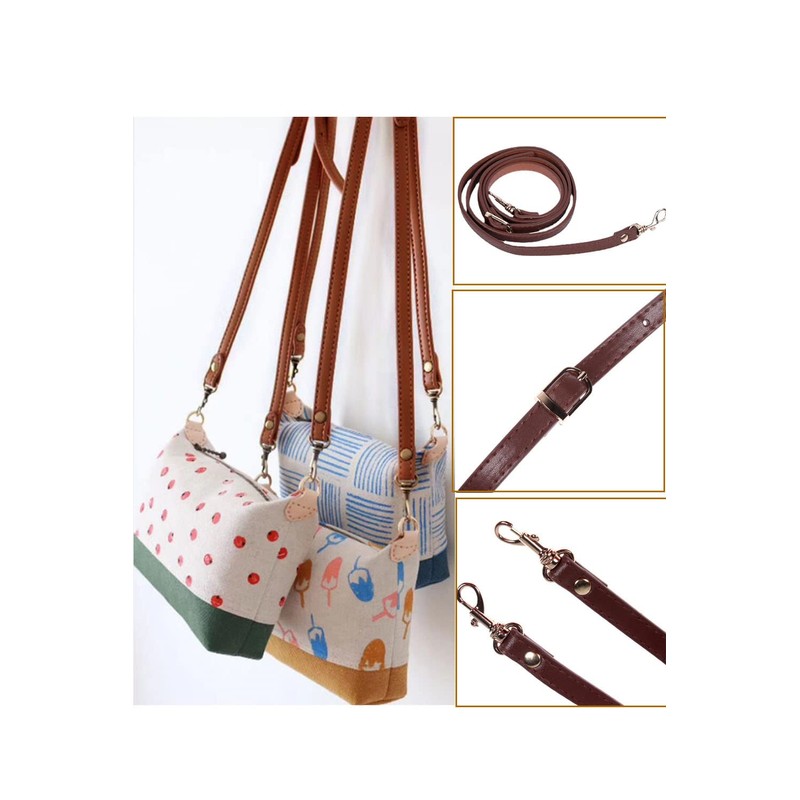 YINKE Shoulder Strap, Shoulder Bag, Bag, Leather, Shoulder Belt, Adjustable,