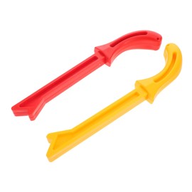 Operitacx 2 Stück Teiliges Sicherheits Push Stick für Holzarbeiten Robuste Tischzubehör für Sicheres Arbeiten an Holzmaschinen und Fräsen für Hobbyisten und Profis Ergonomisches Design für