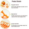 Orange Citrus Peelers, 13pcs Plastic Orange Peeler，2pcs Grapefruit Peeler. Lemon