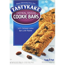 Tastykake: Oatmeal Raisin Cookie Bars 3 Boxes