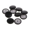 zalati Artificial Leather Covered Buttons for Crafts 10x 2.5cm Made