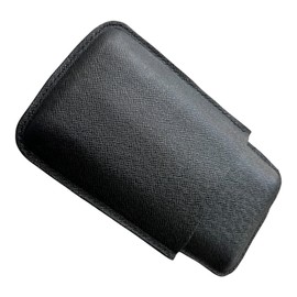 LAMBROSDN Italy Vegetable Tanned Leather Cigar Case, Luxury Genuine Leather Cigar Case, Leather Cigar Humidor, Gift for Him, 3 Tubes Luxury Cigar Case for Cigar Ring Guage Under 52 (Black)