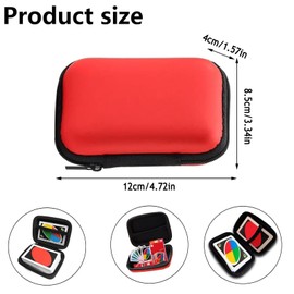 PSFXBM 3 Pcs Playing Card Case for UNO, Playing Card Case, Waterproof and Scratch Resistant Card Box, UNO Carry Case, Playing Card Case Protects Cards on The Outdoor Gaming or Camping