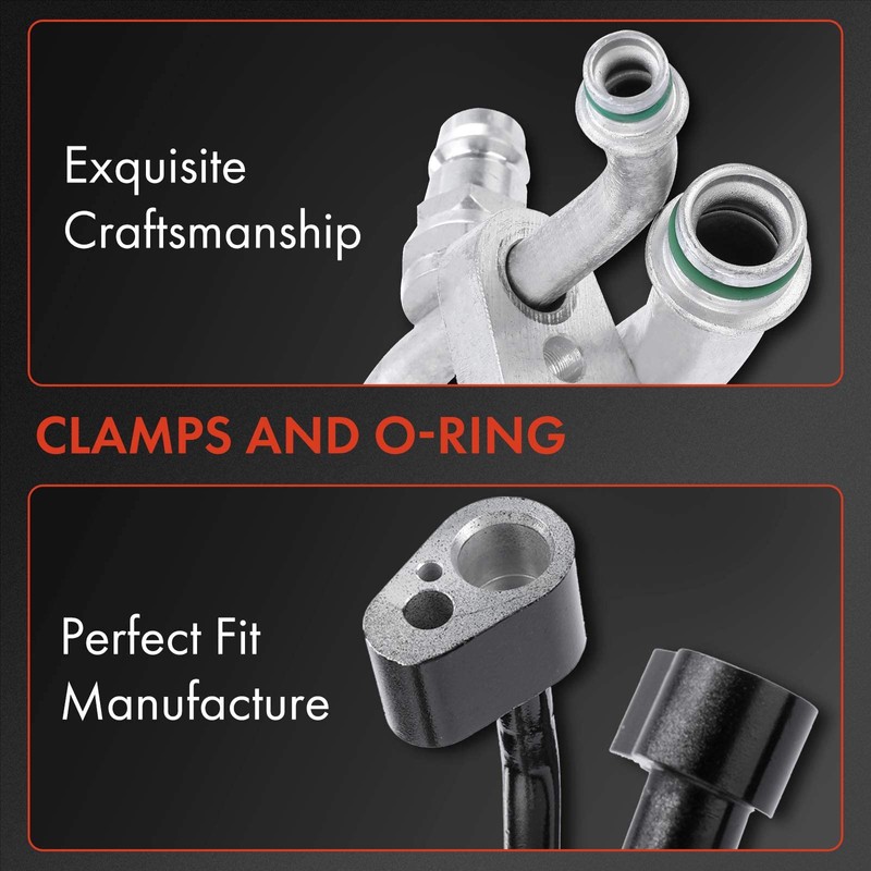 A-Premium A/C Suction and Liquid Line Hose Assembly Compatible with