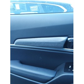 JUIVEEL Matte Wood Grain Style Interior Door Panel Trim Covers Compatible with Kia Telluride 2020-2024 Accessories