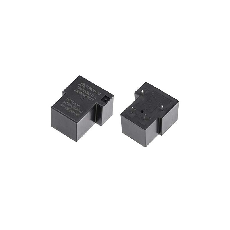 sourcing map 5 Pcs T90-12VDC-TL-A DC 12V Coil SPST Four