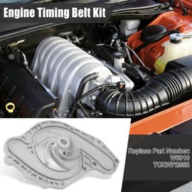 TCKWP295B Engine Timing Belt Kit with Water Pump Replacement for Dodge Avenger Challenger Charger Journey Magnum Nitro Chrysler Pacifica Sebring Town and Country Volkswagen Routan