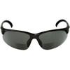 Sport Wrap Bifocal Sunglasses - Outdoor Reading/Activity Sunglasses (Black, 2.25