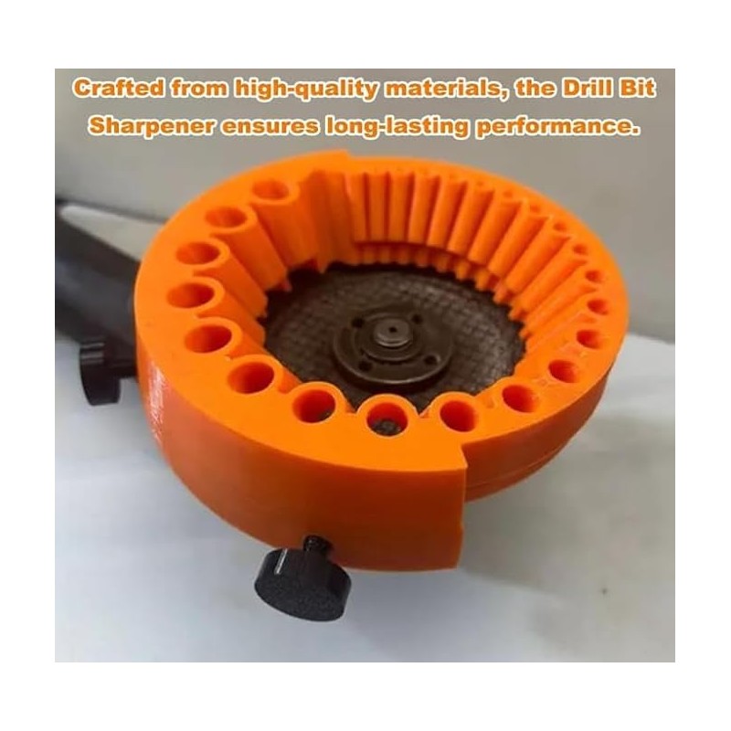Drill bit sharpener for grinder, power drill bit grinder grinder