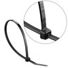Superun Black Zip Ties 4 Inch, 18 Lbs Tensile Strength