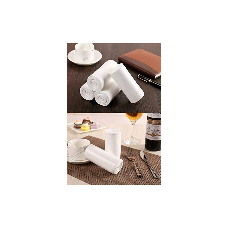 Cy3Lf 3 Gallon Small Clear Bathroom Trash Bags, Office Wastebasket