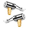 EVOULTES 2-Packs Lock On Air Chuck Tire Inflator Hose Adapter,