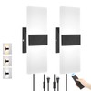 GOODATE Plug in Wall Sconces with Stepless Adjustable 3000K-6500K Colors